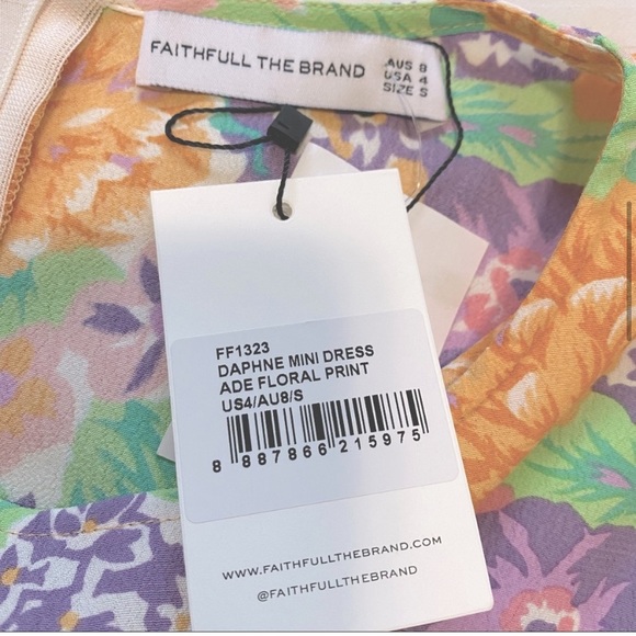 NWT Faithfull the Brand Daphne Mini dress - 4 - Picture 9 of 14